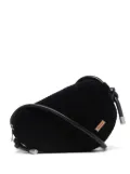 Ader Error logo-plaque corduroy shoulder bag - Black