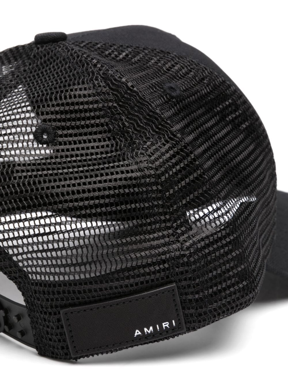 AMIRI Honkbalpet met geborduurd logo - Zwart
