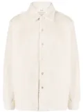 Séfr Sense fleece-texture shirt - Neutrals