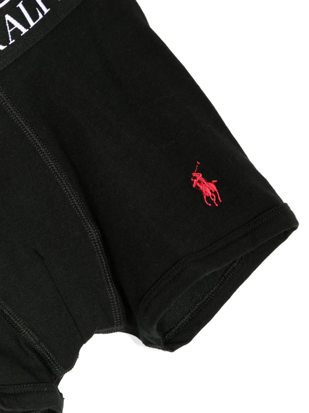 Polo Ralph Lauren Polo Pony-motif Stretch-cotton Boxers (set Of Two) In Black