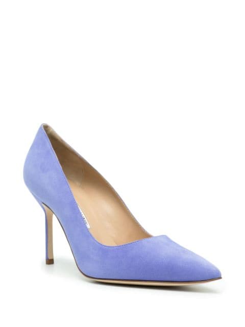 BB 90mm suede pumps