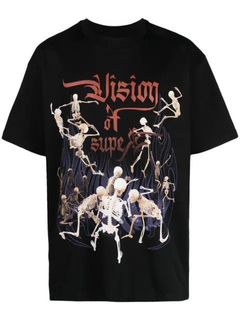 Vision Of Super graphic-print cotton T-shirt