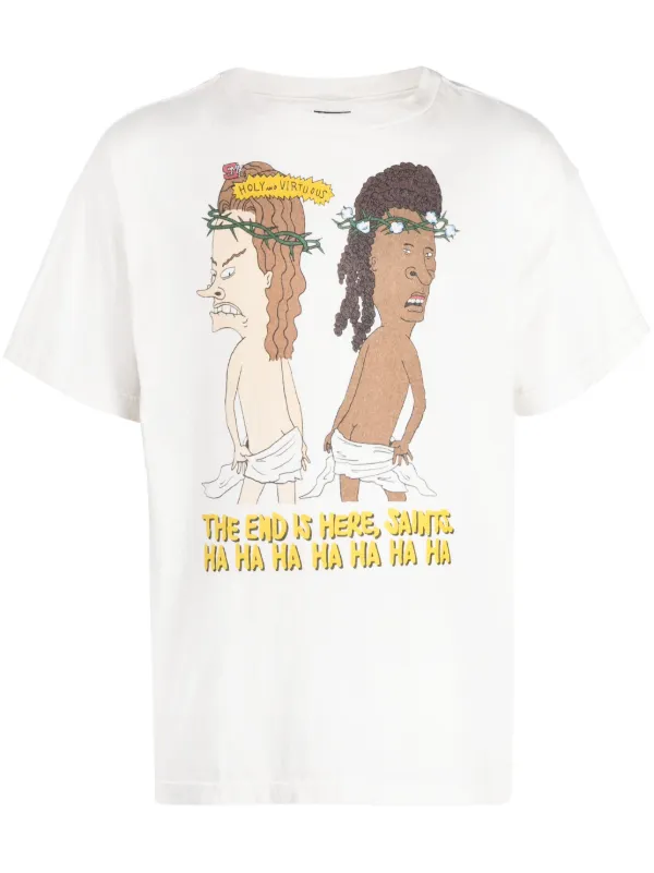 White SAINT Mxxxxxx Consume Short Sleeve T-Shirt | SVD