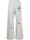 Natasha Zinko logo-print cotton track pants - Grey