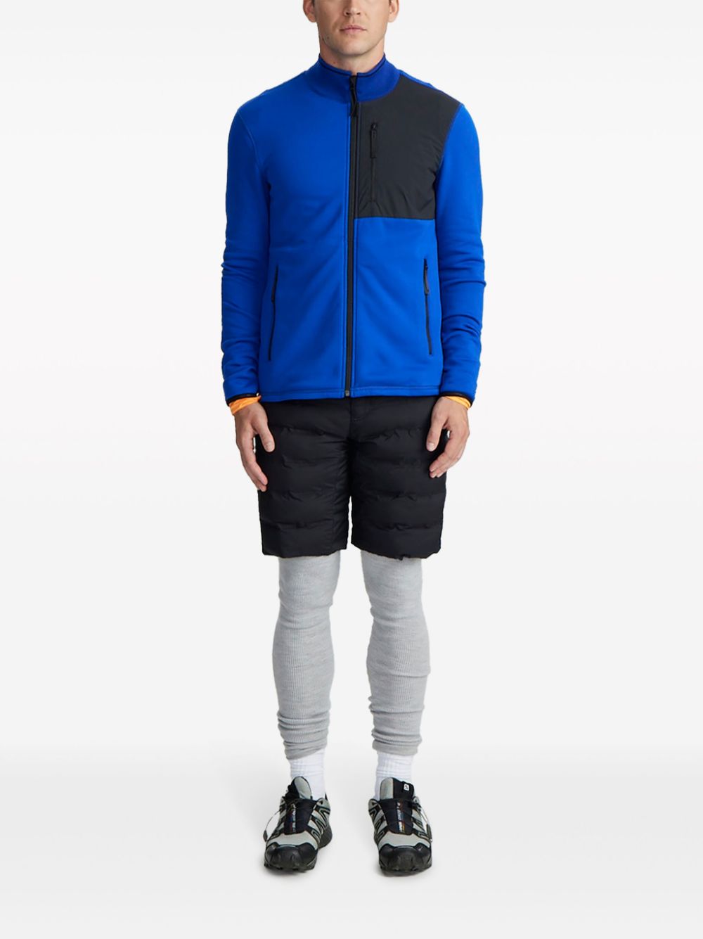 Shop Aztech Mountain Performance Full-zip Lightweight Jacket In Blue
