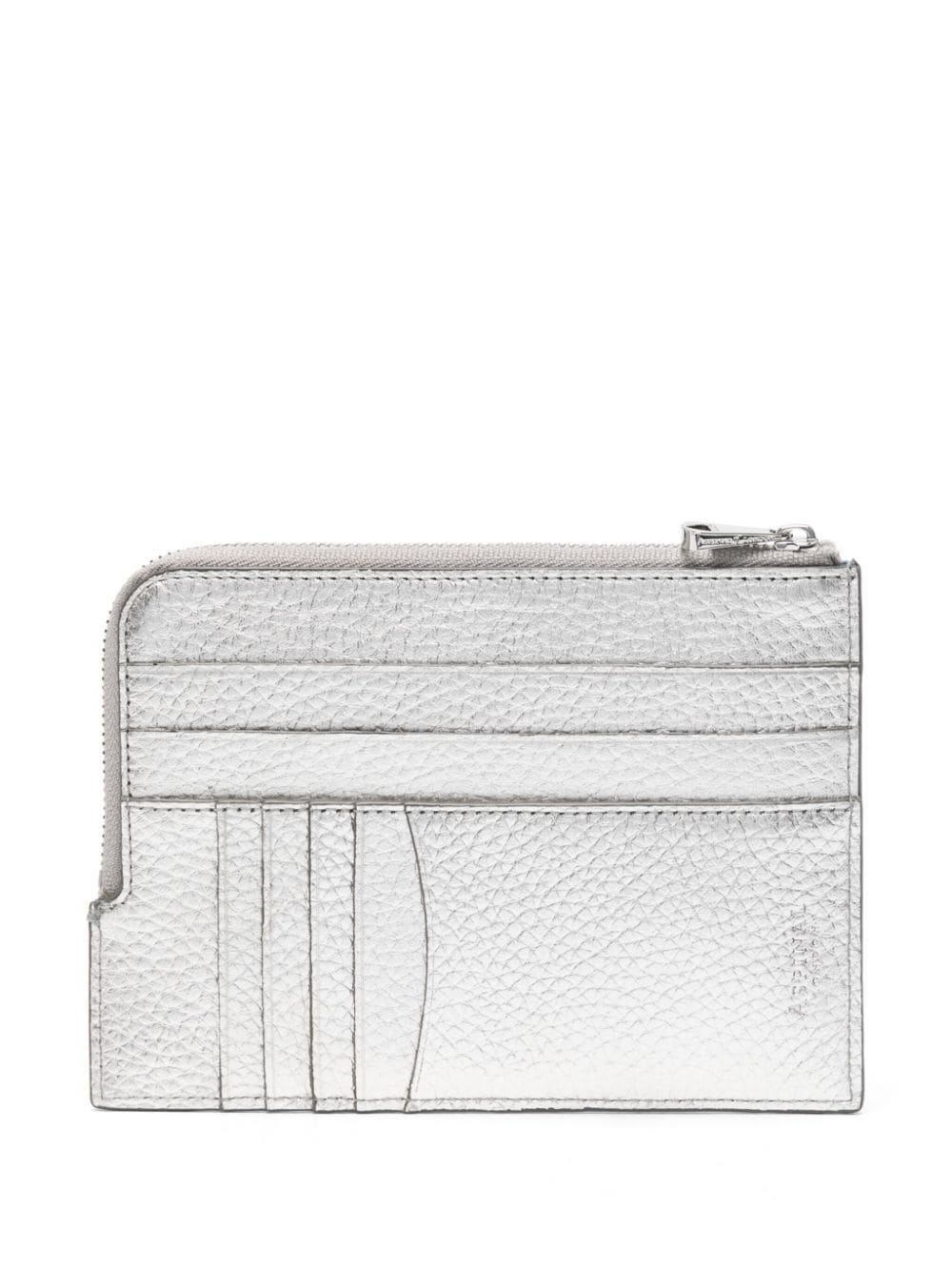 Aspinal Of London travel leather wallet - Zilver