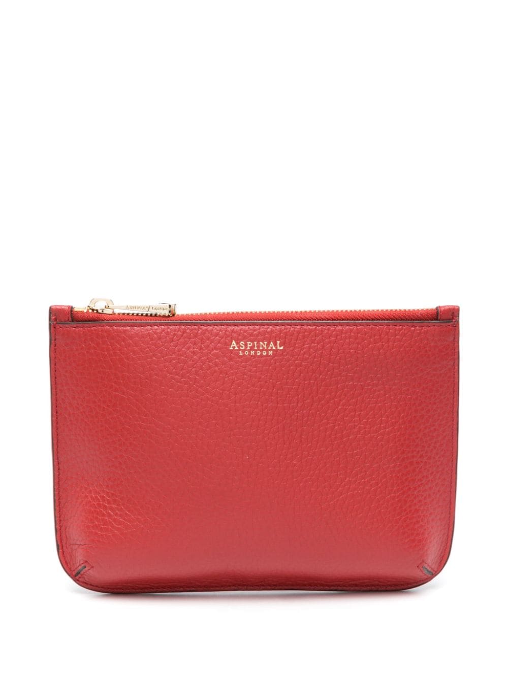 Aspinal Of London Medium Pouch Bag In Red
