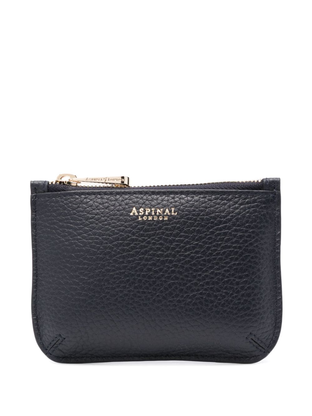 Aspinal Of London Small Ella Leather Pouch In Blue