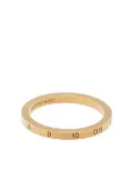 Maison Margiela Numerical semi-polished ring - Gold