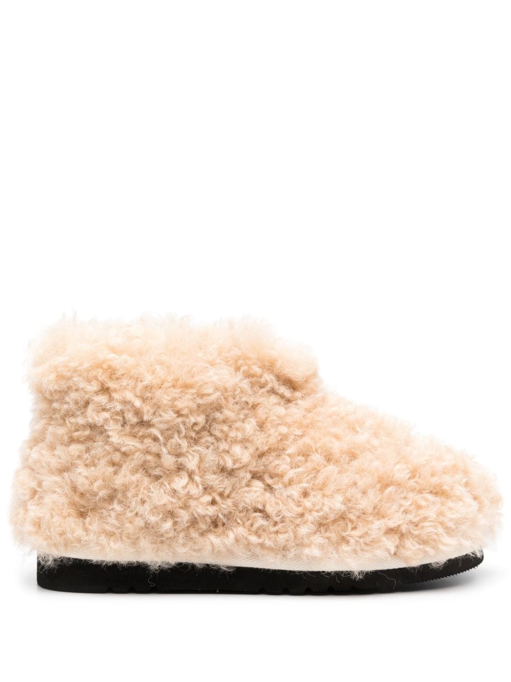 Shop Stand Studio Ryder Faux-shearling Ankle Boots In Neutrals