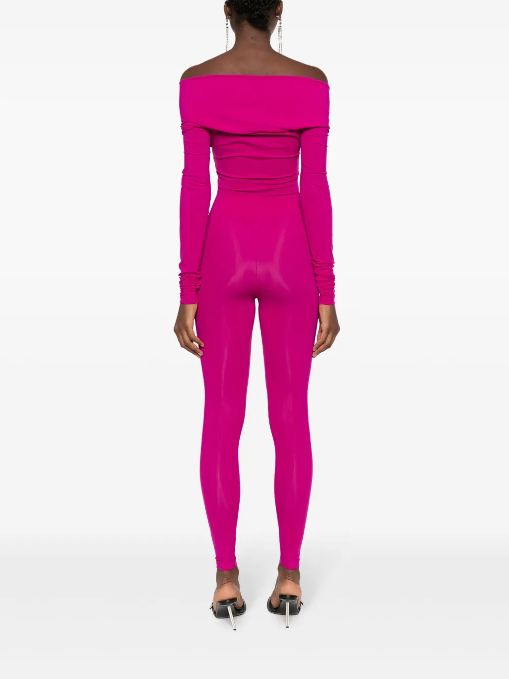 THE ANDAMANE Off-shoulder jumpsuit Roze