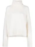 Lisa Yang roll-neck ribbed cashmere jumper - Neutrals