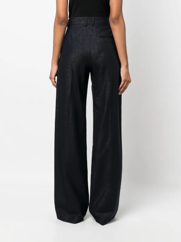 【Stella McCartney】 High-riseプリーツストレートパンツ Women レーズン プリーツ ストレートパンツ | Stella McCartney JP