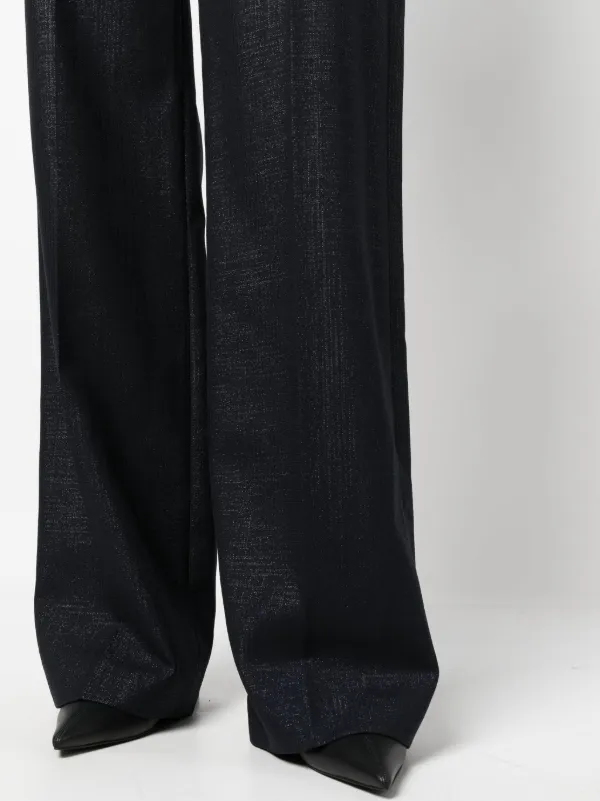 【Stella McCartney】 High-riseプリーツストレートパンツ Women レーズン プリーツ ストレートパンツ | Stella McCartney JP