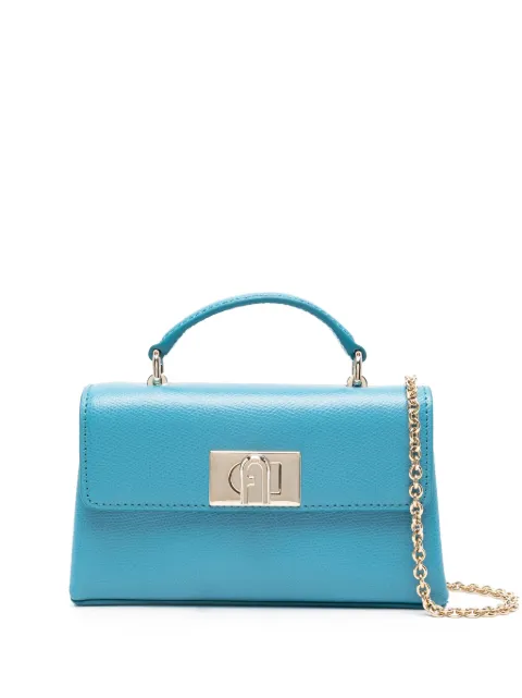 Furla mini 1927 leather tote bag