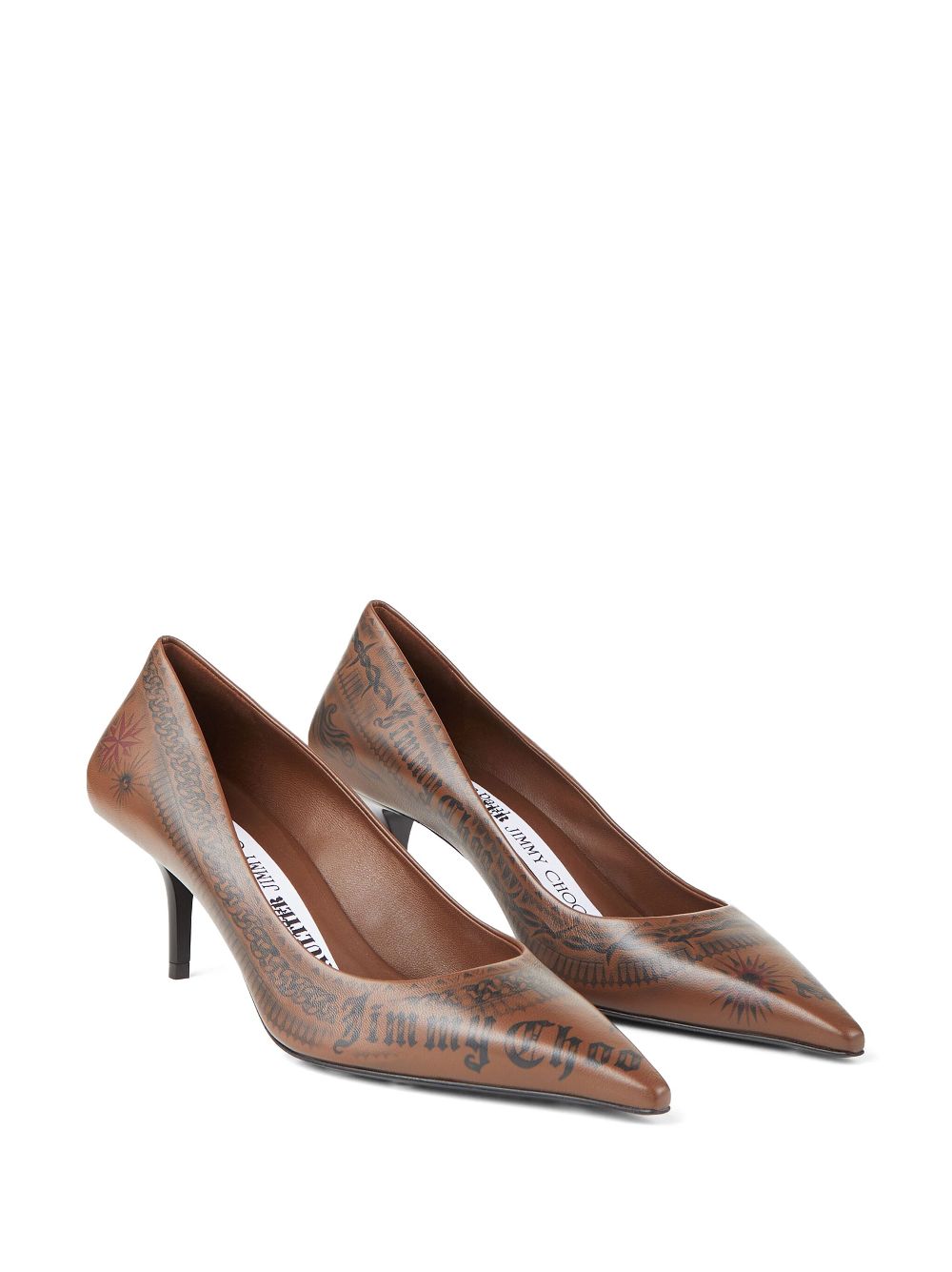 Jimmy Choo x Jean Paul Gaultier leren pumps - Bruin