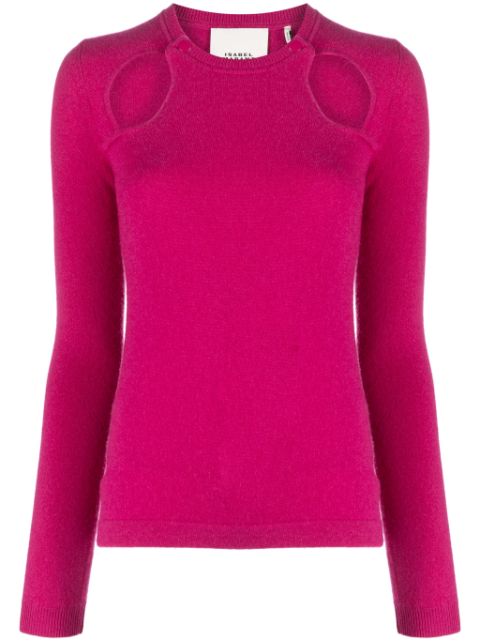 ISABEL MARANT cut-out cashmere top Women