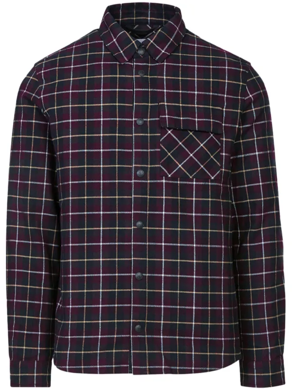 Aztech Mountain Loge Peak Plaid Shirt in Brown