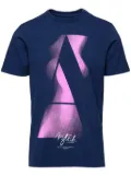 Aztech Mountain Altitude logo-print cotton T-shirt - Blue