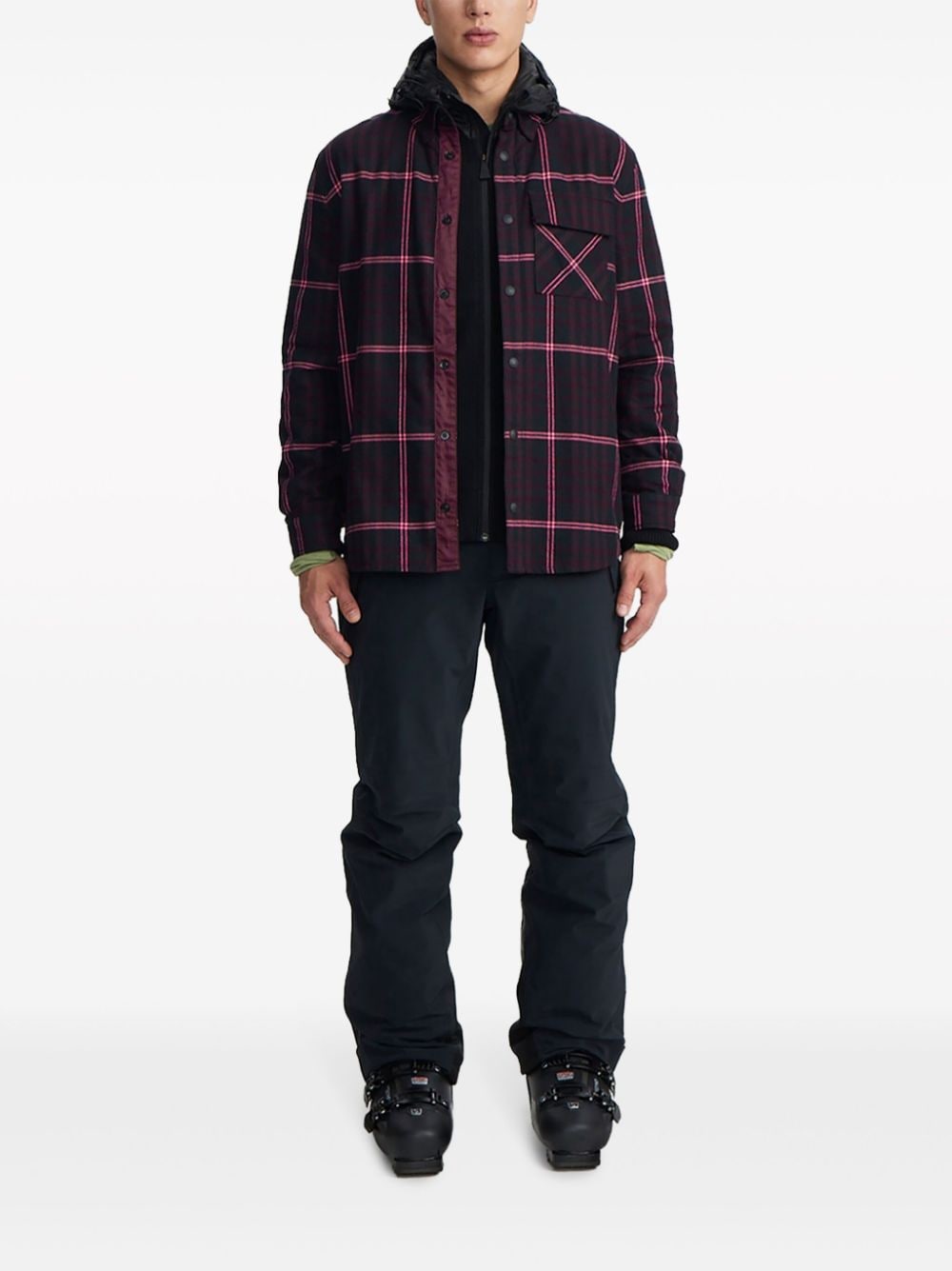 Image 2 of Aztech Mountain Loge Peak plaid cotton shirt