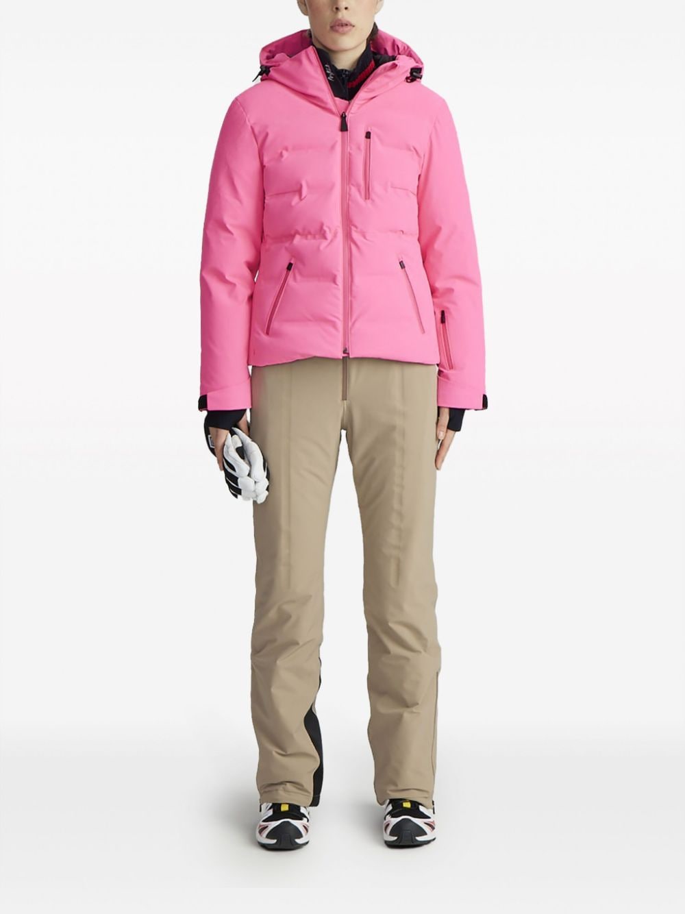 Shop Aztech Mountain Nuke Logo-print Padded Jacket In Pink