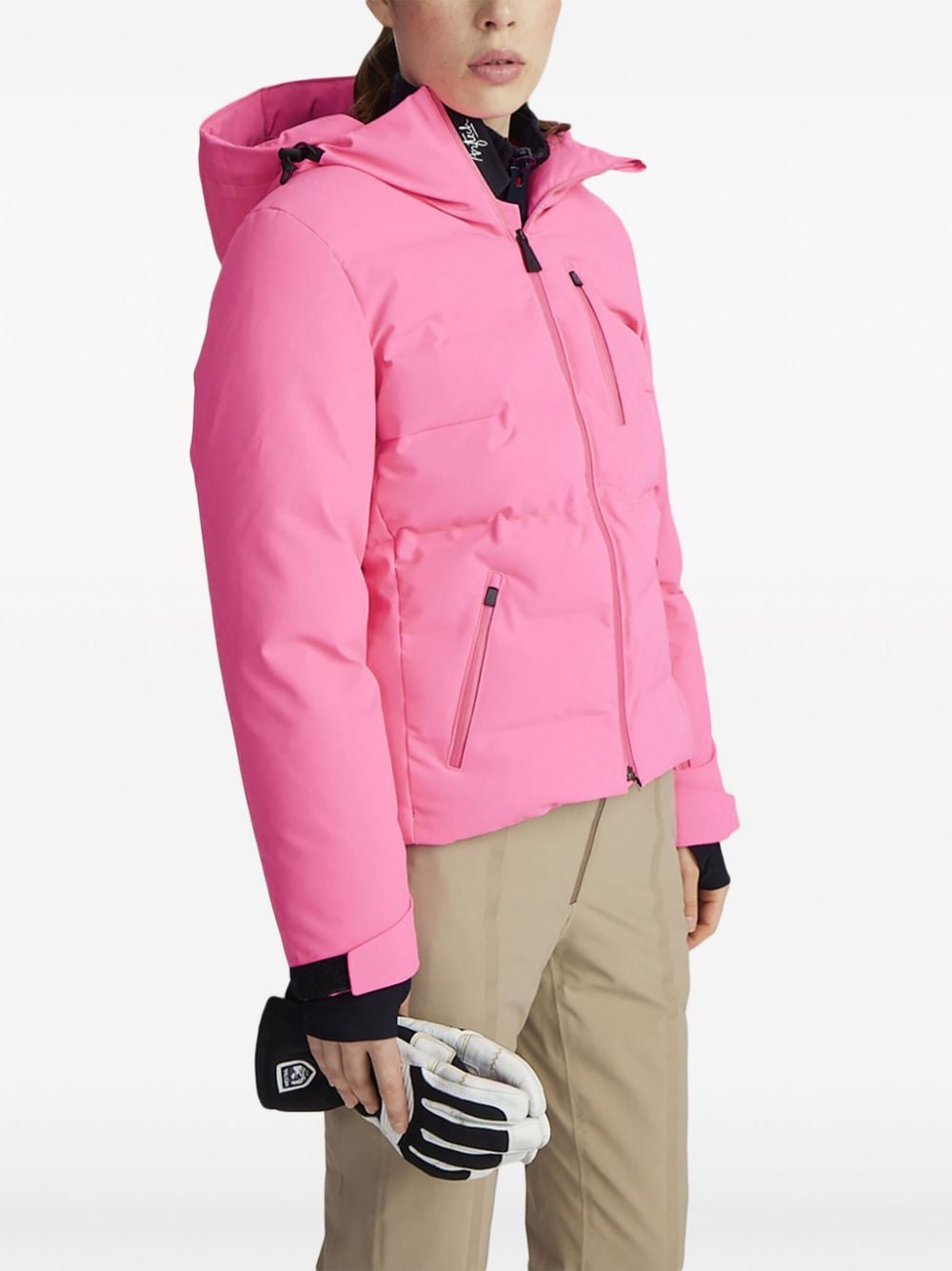 Shop Aztech Mountain Nuke Logo-print Padded Jacket In Pink