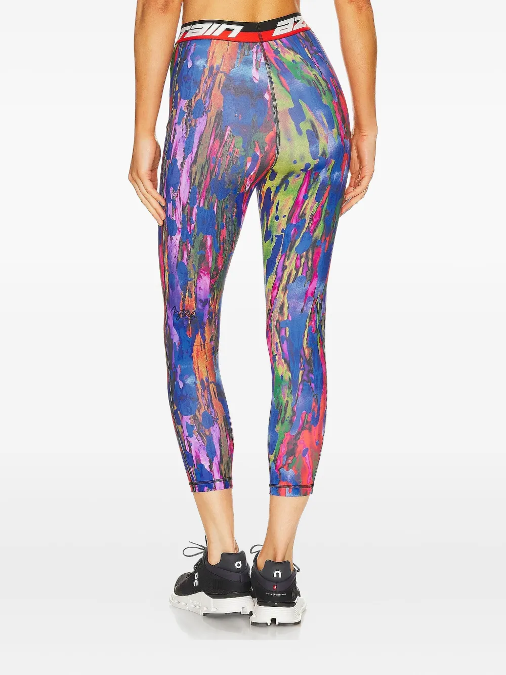 Aztech Mountain Sportlegging met abstracte print Blauw