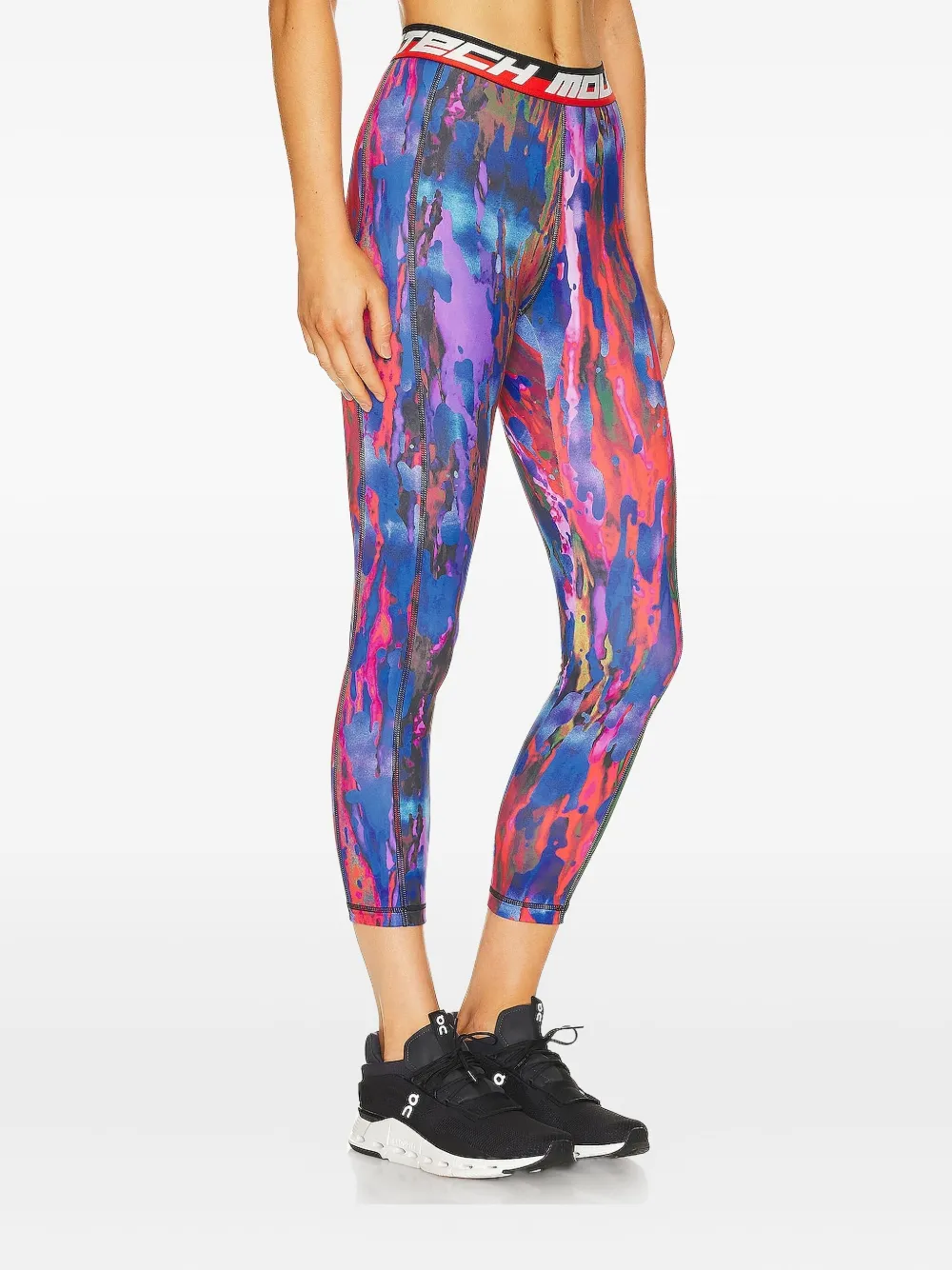Aztech Mountain Sportlegging met abstracte print Blauw