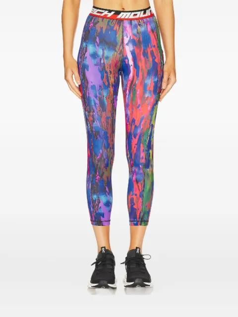 Aztech Mountain leggins deportivos con estampado abstracto
