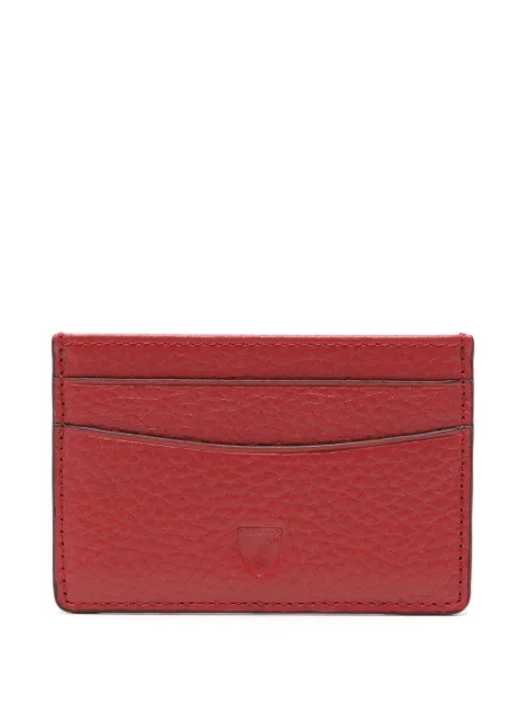 Aspinal Of London logo-stamp leather cardholder