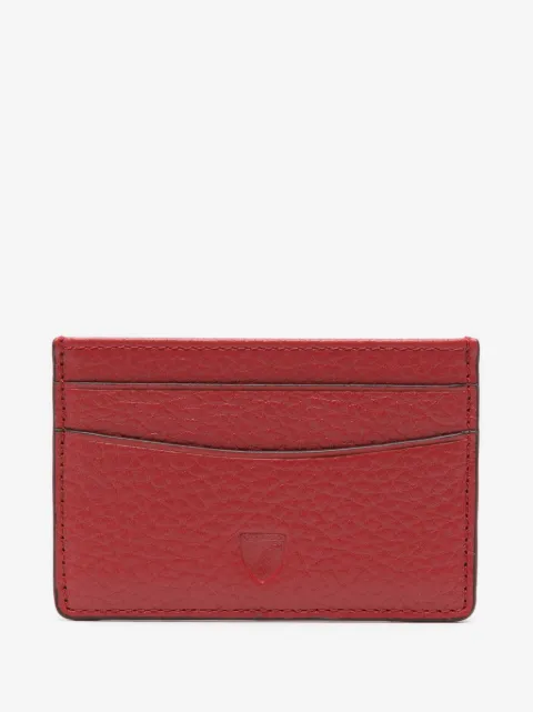 Aspinal Of London logo-stamp leather cardholder