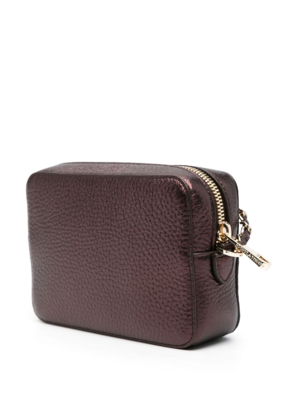 Shop Aspinal Of London Milly Leather Crossbody Bag In 褐色