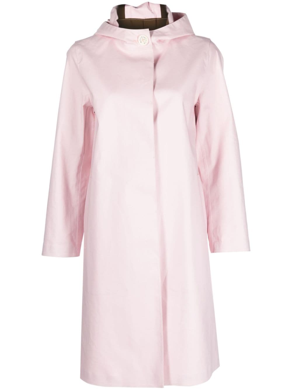 Mackintosh Watten Hooded Raincoat In Pink