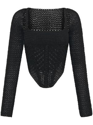 Dion Lee Serpent Knitted Bralette Crop Top - Farfetch