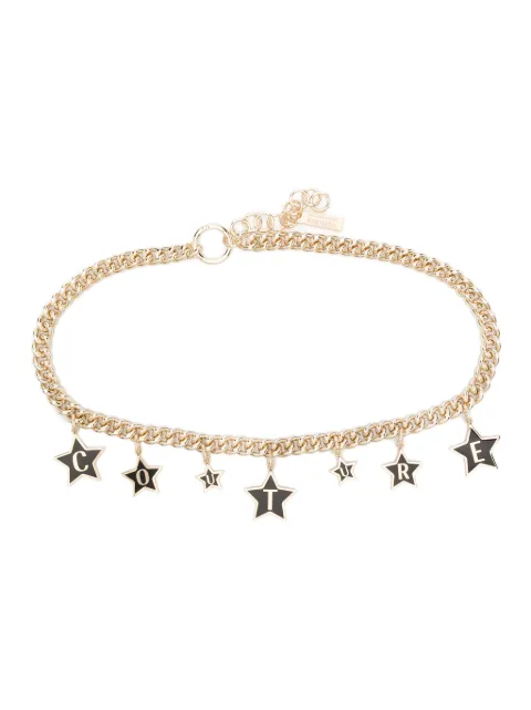 Versace Jeans Couture logo-charm curb-chain belt