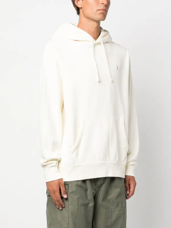 Polo Ralph Lauren Polo Pony-embroidered Hoodie | White