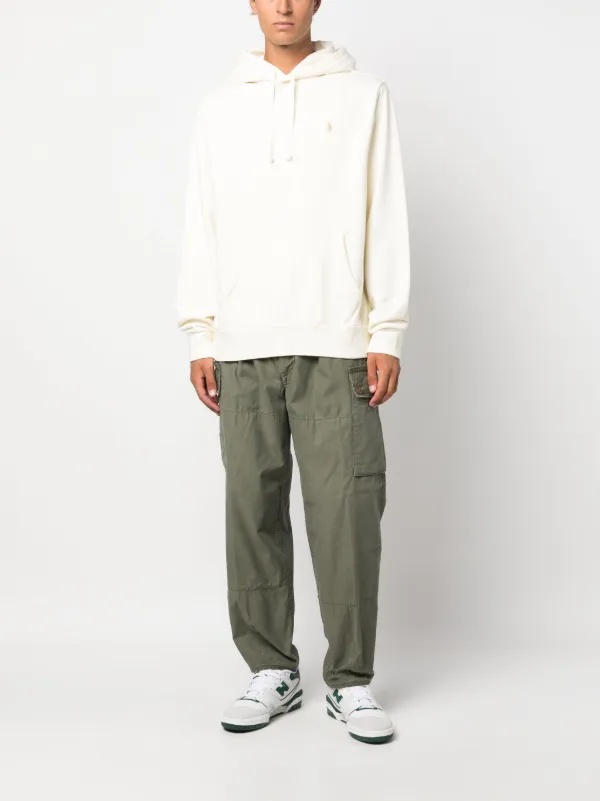 Polo Ralph Lauren Hoodie Con Logo Bordado | Blanco | FARFETCH CL