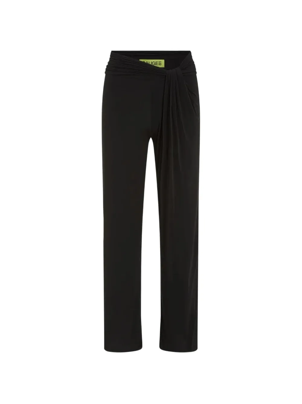 GAUGE81 Broek met wijde pijpen Zwart