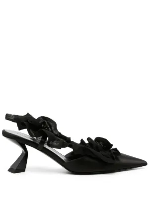 パーティーシューズ Nensi Dojaka Tulle pumps Black Nensi Dojaka Pump shoes for Women | Online Sale up to 82