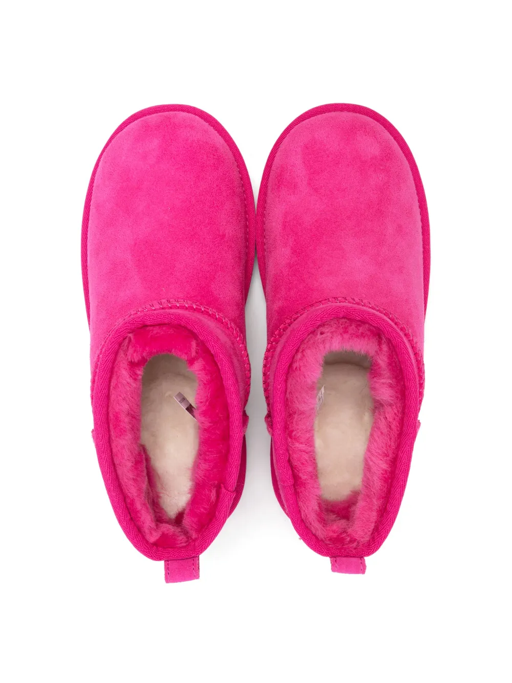 Fluffy pink ugg clearance boots