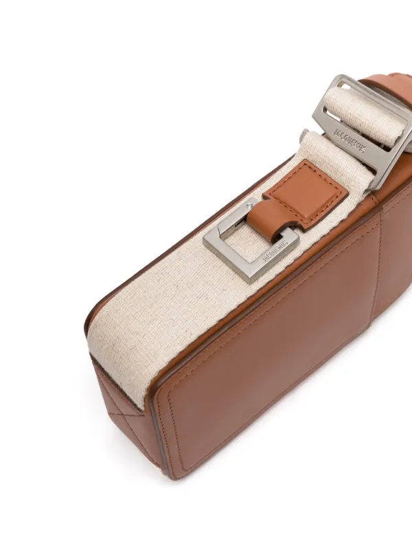 【Jacquemus】Le Cuerda メッセンジャーバッグ Brown※送関込 Jacquemus Men Le Cuerda Horizontal Crossbody Bag In Brown