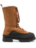 Jimmy Choo Aldea lace-up suede boots - Brown