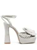 Senso Taya 135mm suede sandals - Grey
