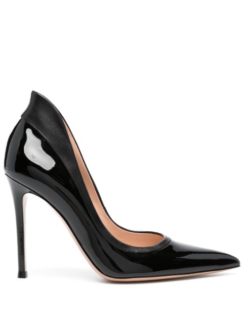 Gianvito Rossi Tuxedo 100mm leather pumps Women