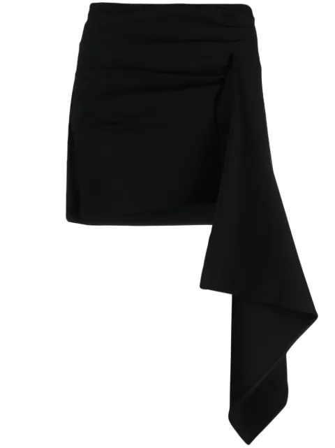 GAUGE81 Rivera asymmetric draped miniskirt