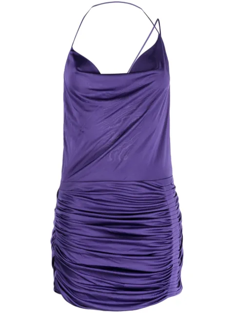 GAUGE81 Adana cowl-neck draped minidress
