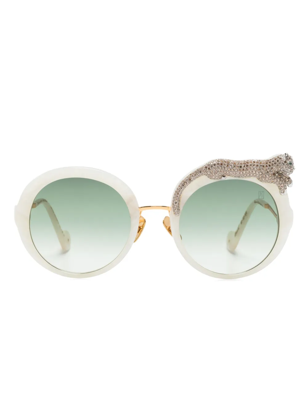 ANNA-KARIN KARLSSON Rose Et Le Roue sunglasses – White