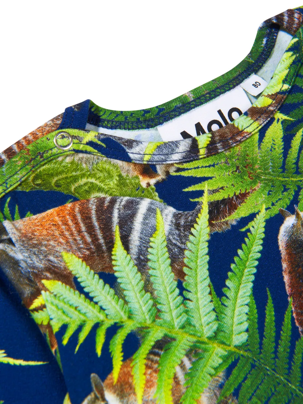 Shop Molo Graphic-print Crew-neck T-shirt In Multicolour