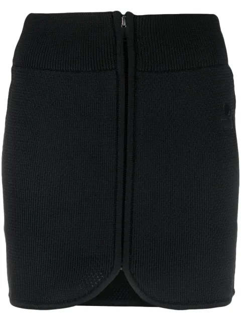 MARANT ÉTOILE Olgane logo-embroidered miniskirt