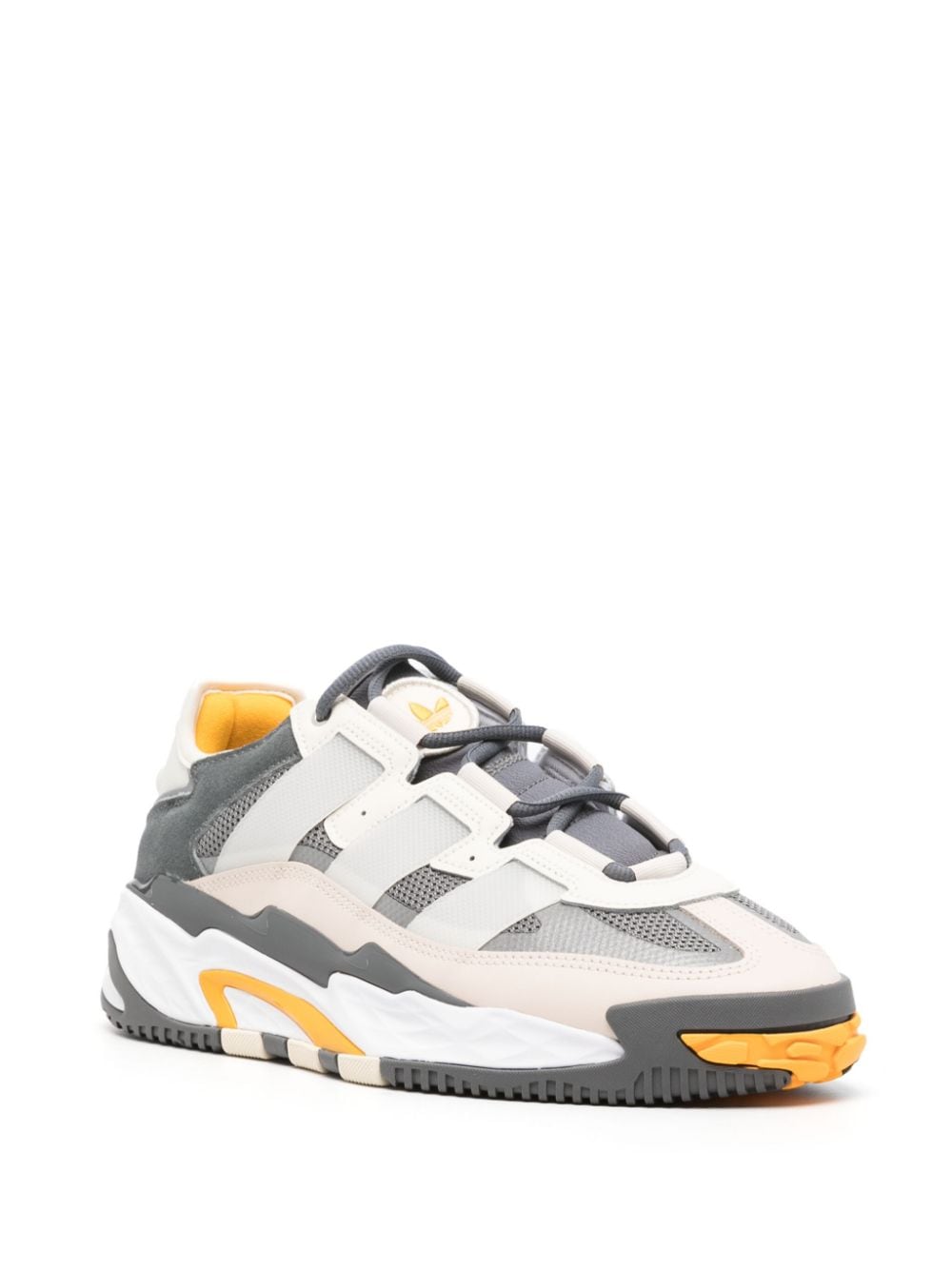 Shop Adidas Originals Niteball Leather Sneakers In Grey